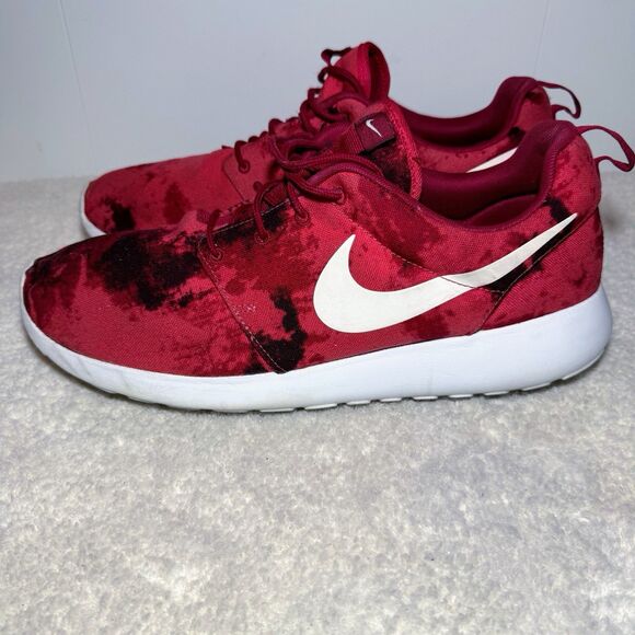 Nike Roshe One Print 655206-615 "Red Camo" 2014 Men’s Running Shoes Size 13 - Picture 3 of 8